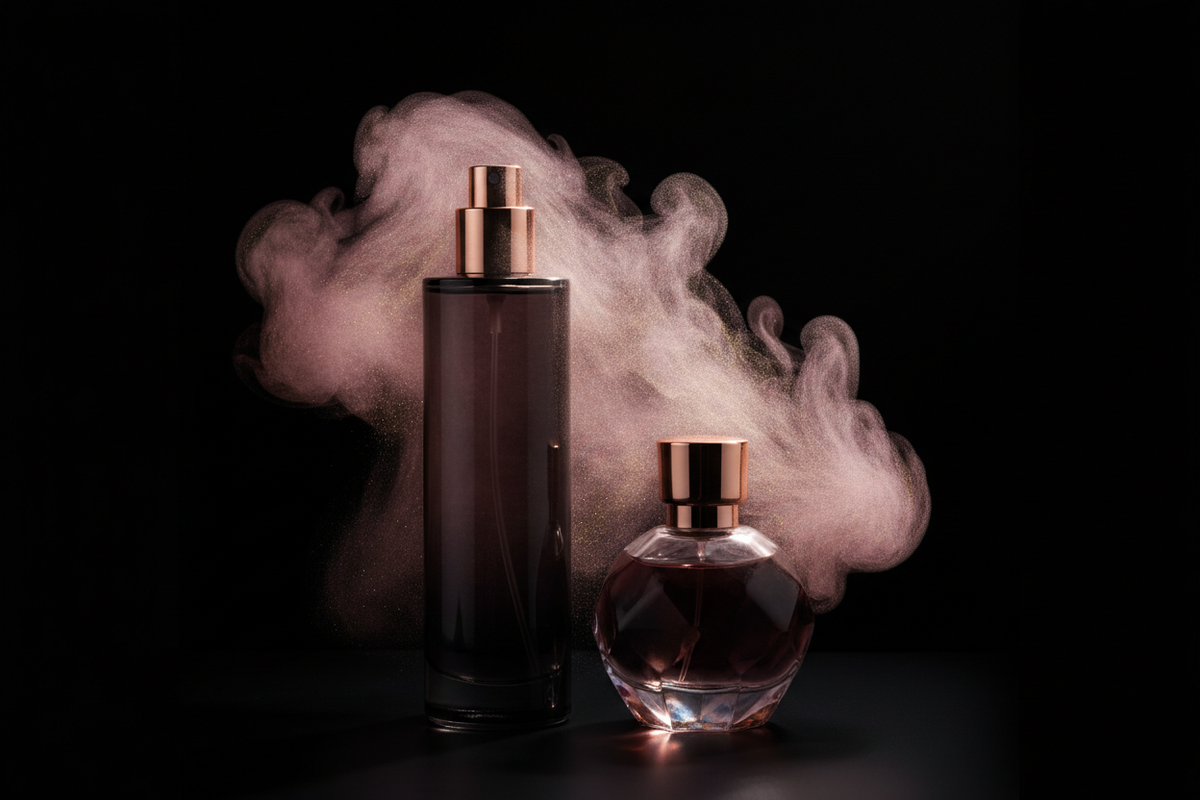Comparaison entre brume parfumée et eau de parfum