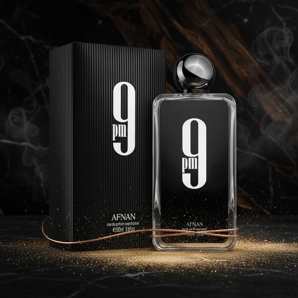 Afnan 9PM Eau de Parfum Homme 100 ml, flacon et présentation produit