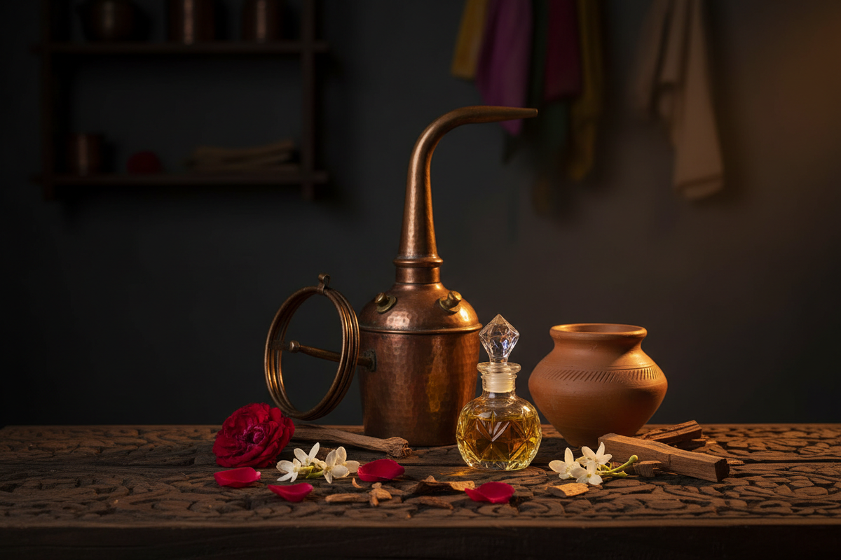 L’Inde et la parfumerie orientale : attar, matières, techniques et héritages