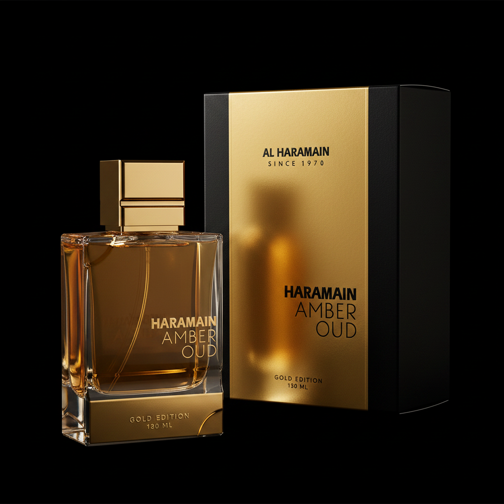 Al Haramain Amber Oud Gold Edition – Fond Noir Luxe