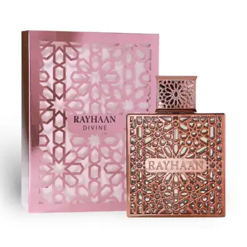 Parfum dubai floral oriental femme Rayhaan Divine EDP 100ml – parfum arabe rose gold arabesques