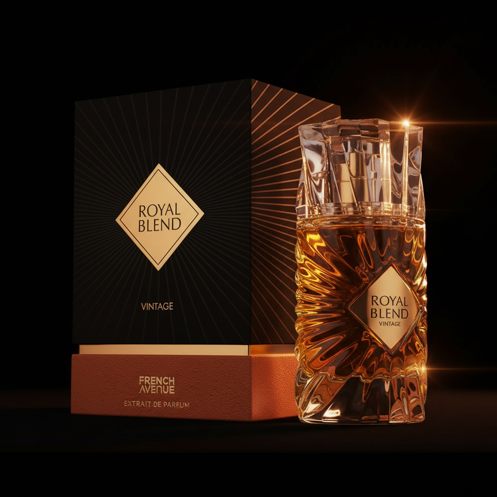 Royal Blend Vintage photo luxe fond sombre