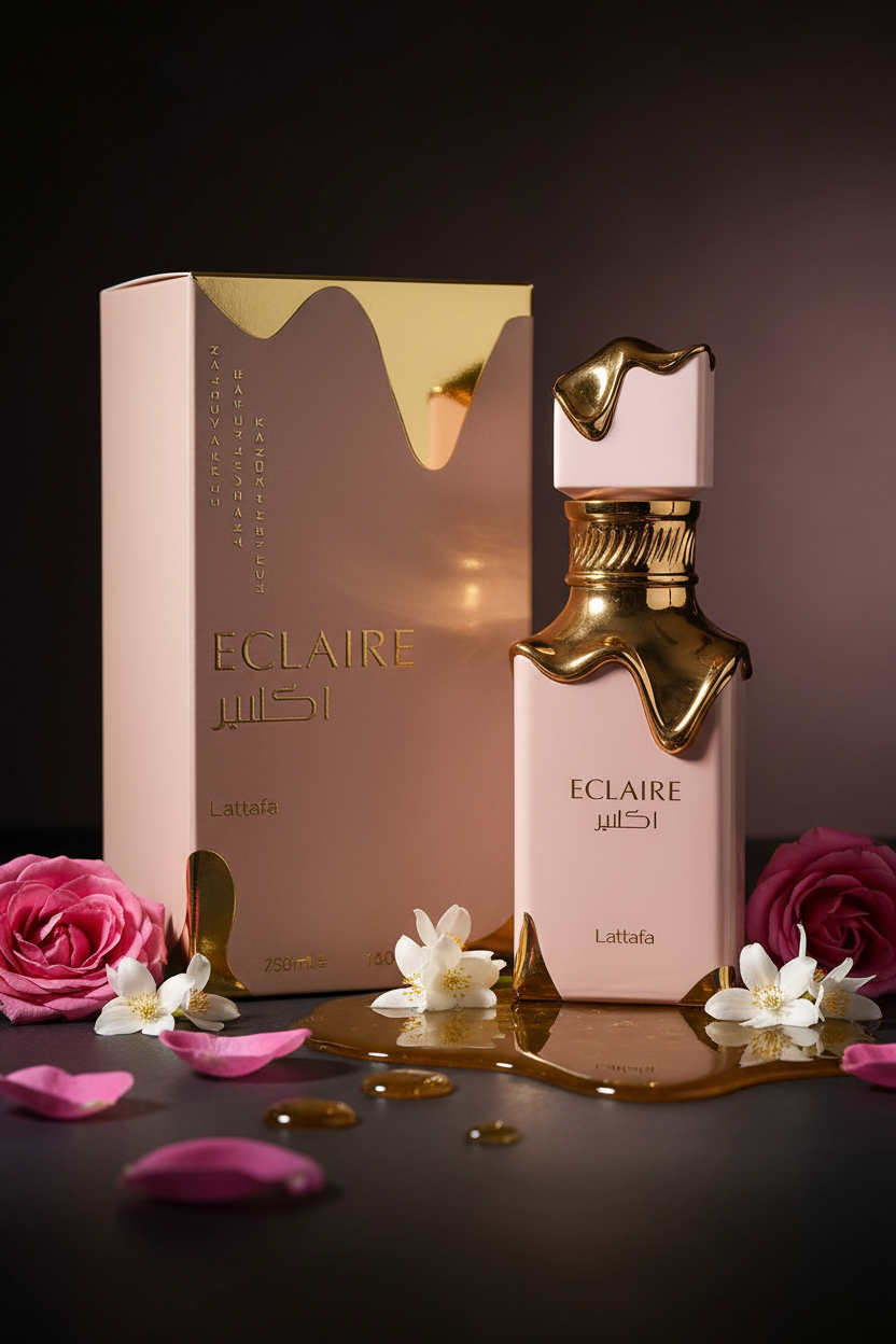 Lattafa Eclaire - Photo éditoriale luxe
