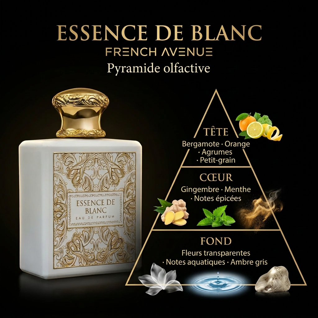 Triangle olfactif corrigé d’Essence de Blanc