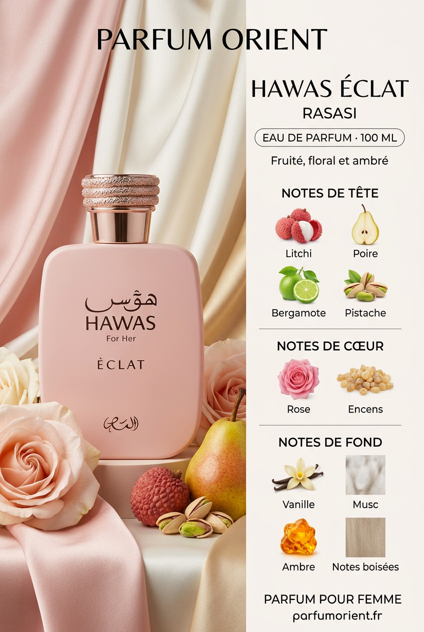 Visuel Instagram Hawas Éclat pour Parfum Orient