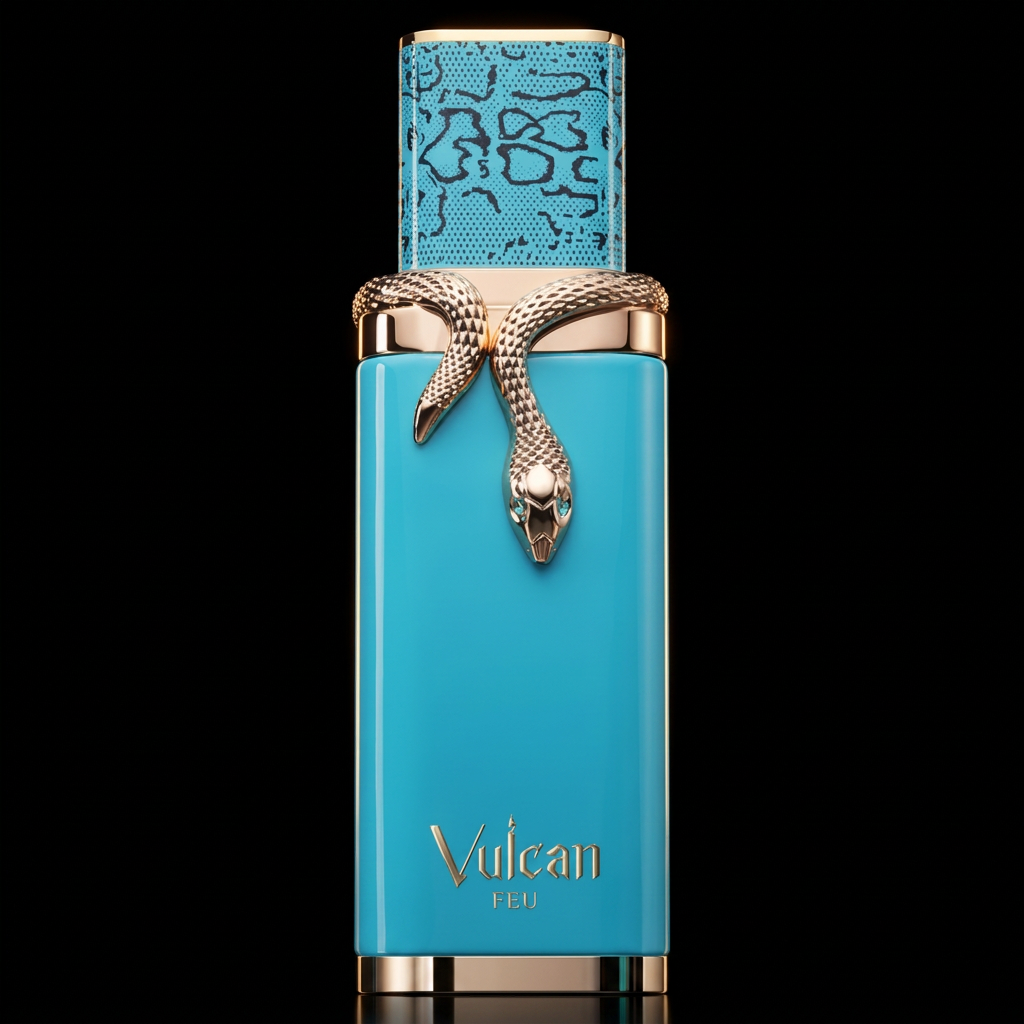 Flacon French Avenue Vulcan Feu eau de parfum unisexe 100 ml, parfum fruité mangue gingembre praliné